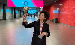 Denizlili kuaför Nilgün Keser, Dünya ikinciliği kazandı