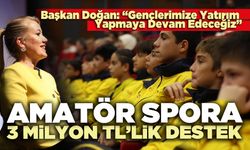 Amatör spora 3 milyon TL’lik destek