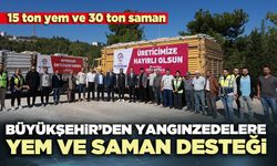 Büyükşehir’den yangınzedelere destek