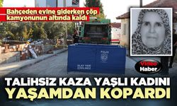 Talihsiz kaza yaşlı kadını yaşamdan kopardı