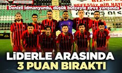 Denizli İdmanyurdu liderle arasında 3 puan bıraktı