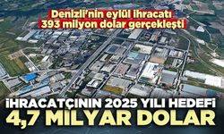 Denizli ihracatçısının 2025 yılı hedefi 4,7 milyar dolar