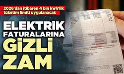 Elektrik faturalarına gizli zam