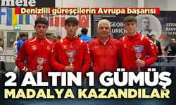 Denizlili güreşçiler 2 altın 1 gümüş madalya kazandılar