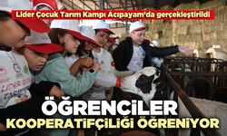 Öğrenciler kooperatifçiliği öğreniyor