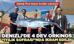 Denizli’de 4 dev orkinos “İyilik Sofrası”nda ikram edildi