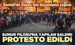 Sumud Filosu’na yapılan saldırı protesto edildi