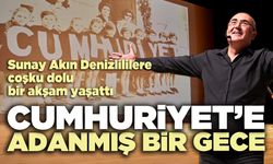Cumhuriyet’e adanmış bir gece