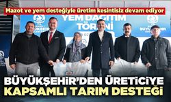 Büyükşehir’den üreticiye kapsamlı tarım desteği