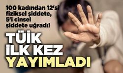 TÜİK ilk kez yayımladı: 100 kadından 12'si fiziksel ş*iddete, 5'i cinsel ş*iddete uğradı!