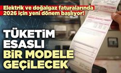 Elektrik ve doğalgaz faturalarında tüketim esaslı bir modele geçilecek