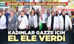 Kadınlar Gazze için el ele verdi