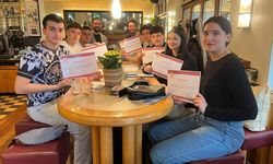 Turizm lisesi öğrencileri Almanya’daki stajlarını tamamladı