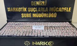 Denizli’ye binlerce narkotik madde ele geçirildi