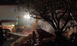 Samanlık yangını korkuttu