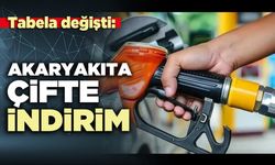 Akaryakıta çifte indirim
