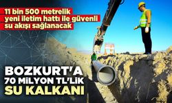 Bozkurt'a 70 milyon TL'lik su kalkanı