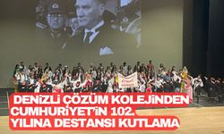 Denizli Çözüm Kolejinden Cumhuriyet'in 102.Yılına Destansı Kutlama