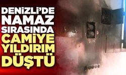 Denizli’de Namaz Sırasında Camiye Yıldırım Düştü