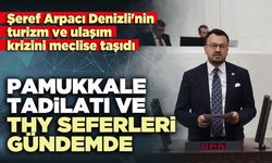 Pamukkale tadilatı ve THY seferleri meclis gündeminde