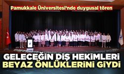 Geleceğin diş hekimleri beyaz önlüklerini giydi