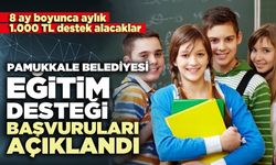 Pamukkale Belediyesi eğitim desteği başvuruları açıklandı
