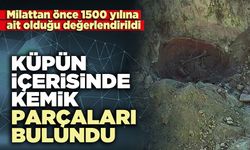 Küpün içerisinde kemik parçaları bulundu