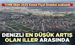 TCMB Ekim 2025 Konut Fiyat Endeksi açıklandı: Denizli en düşük artış olan iller arasında