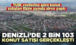 Denizli’de 2 bin 103 konut satışı gerçekleşti