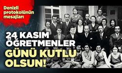 24 Kasım Öğretmenler Günü Kutlu Olsun!