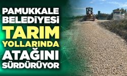 Pamukkale Belediyesi Tarım Yollarında Atağını Sürdürüyor