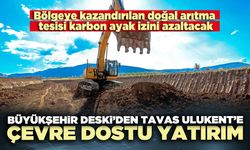 Büyükşehir DESKİ’den Tavas Ulukent’e çevre dostu yatırım