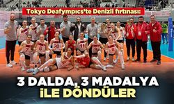 Tokyo Deafympıcs’te Denizli fırtınası: 3 Dalda, 3 madalya ile döndüler