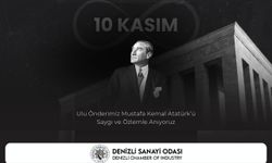 Denizli Sanayi Odası 10 Kasım İlanı