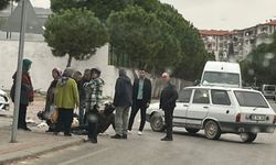 Motosiklet ve otomobilin karıştığı kazada 1 kişi yaralandı