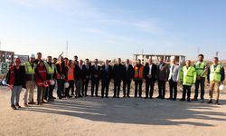 Vali Coşkun, arıtma tesisi şantiyesini inceledi