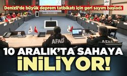 Denizli’de büyük deprem tatbikatı için geri sayım başladı: 10 Aralık’ta sahaya iniliyor!