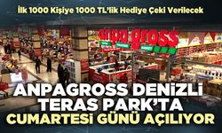 Anpagross Denizli Teras Park’ta Cumartesi günü açılıyor