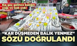 "Kar düşmeden balık yenmez” sözü doğrulandı