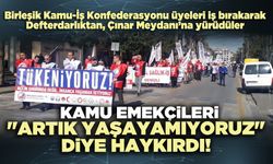 Kamu emekçileri "Artık yaşayamıyoruz" diye haykırdı!