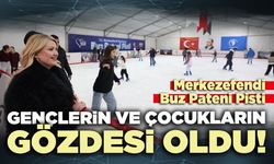 Merkezefendi’de Buz Pateni Pisti gençlerin ve çocukların gözdesi oldu!