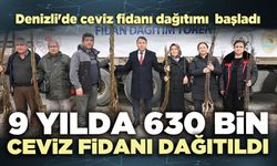 9 Yılda 630 bin ceviz fidanı dağıtıldı