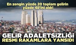 Gelir adaletsizliği resmi rakamlara yansıdı