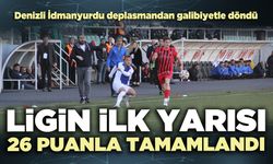 Denizli İdmanyurdu ligin ilk yarısını 26 puanla tamamladı