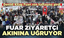 Denizli Kitap Fuarı ziyaretçi akınına uğruyor