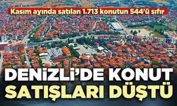 Denizli’de konut satışları düştü