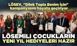 Lösemili çocukların yeni yıl hediyeleri hazır