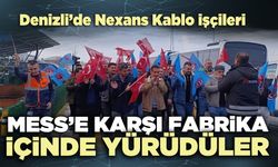 MESS’e karşı fabrika içinde yürüdüler