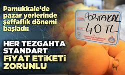 Her tezgâhta standart fiyat etiketi zorunlu