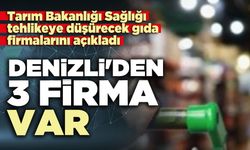 Sağlıksız üretim yapan gıda firmalarını açıkladı: Denizli'den 3 firma da var